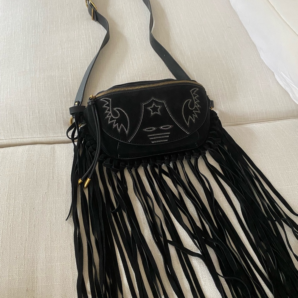 Dolce Vita Sierra Crossbody Suede Bag